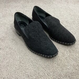 Adrianna Papell Leather Prince Studded Embellished Loafers Dress‎ Shoes 6.5M